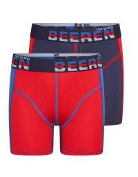 Beeren 2-Pck Mix&Match Jongens Boxer Blauw/Rood